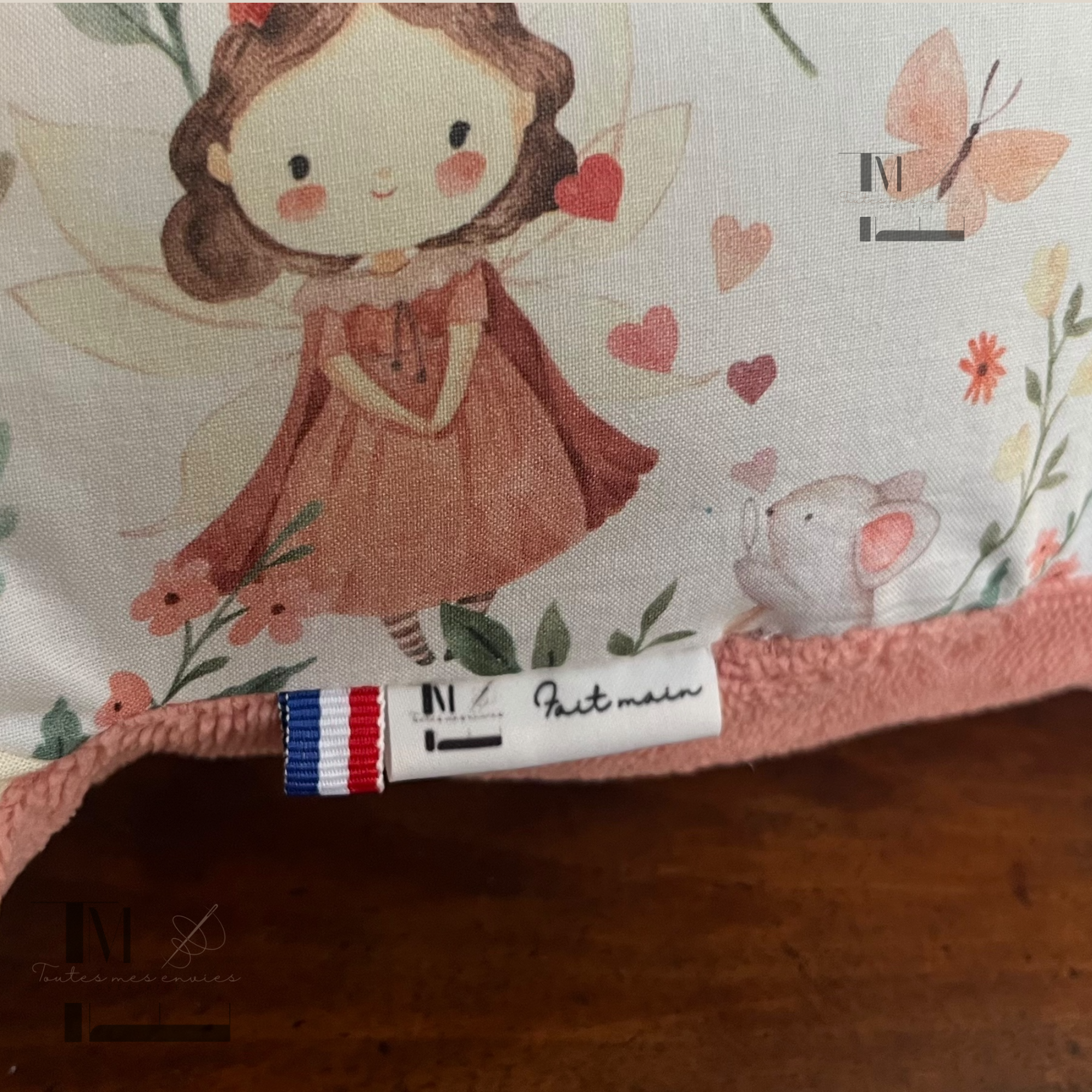 Peluche tortue fait main – Cadeau naissance artisanal – Image 9