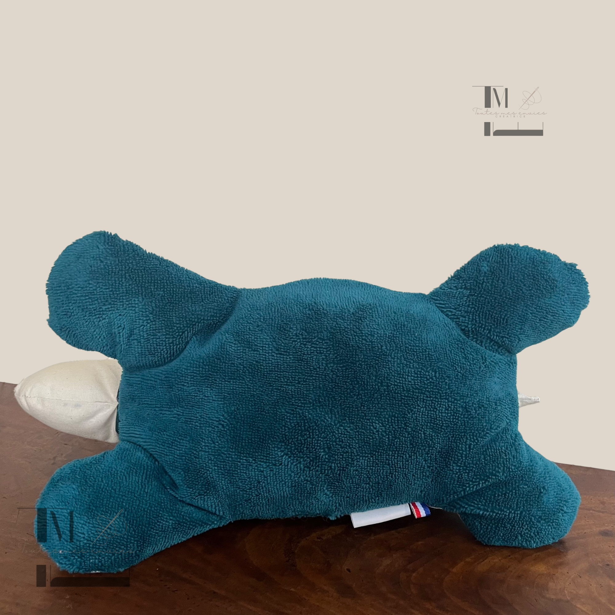 Peluche tortue fait main – Cadeau naissance artisanal – Image 7